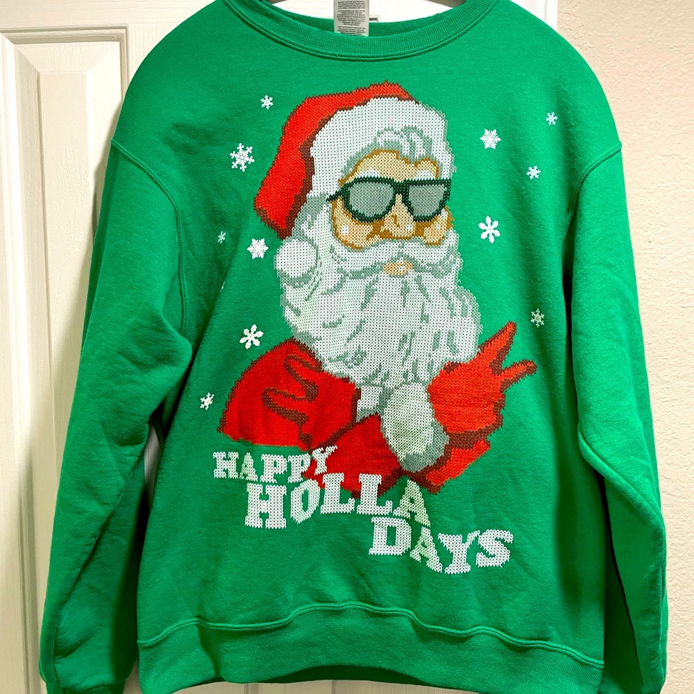 Santa Happy Holladays Sweatshirt